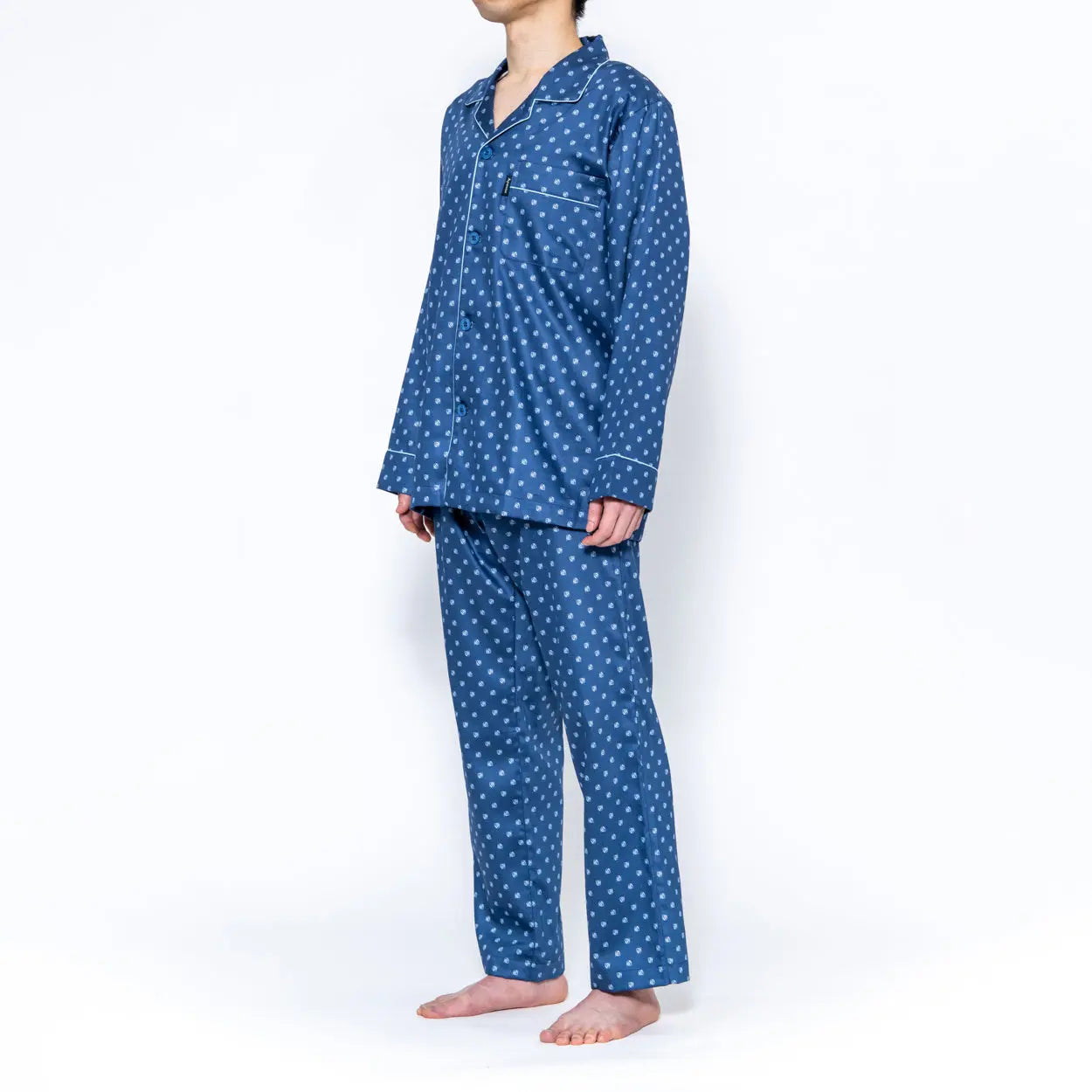 Aquascutum アクアスキュータム パジャマ 超長綿 サテンプリント AQ - パジャマ RENOWNINX ONLINE SHOP
