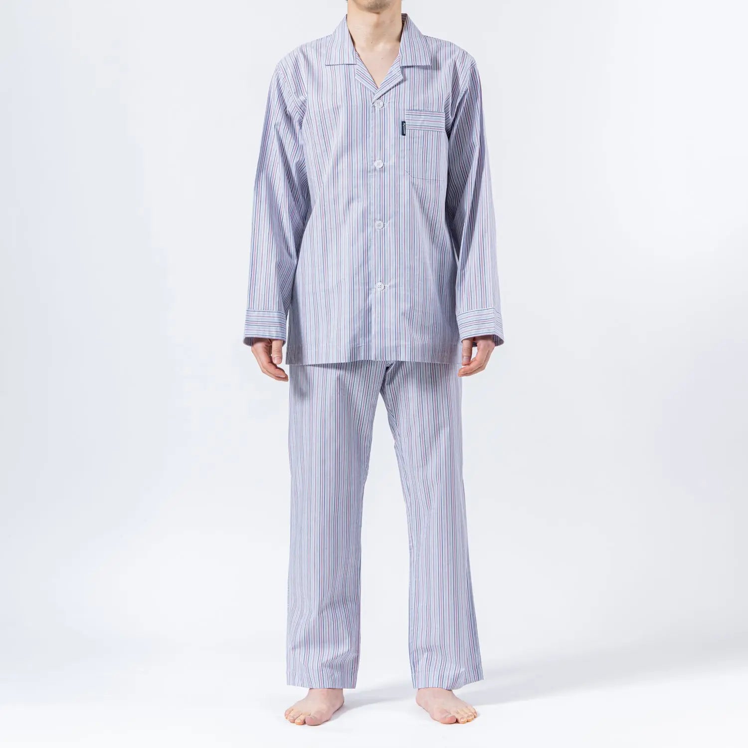 Aquascutum アクアスキュータム パジャマ ローンサテンストライプ - パジャマ RENOWNINX ONLINE SHOP