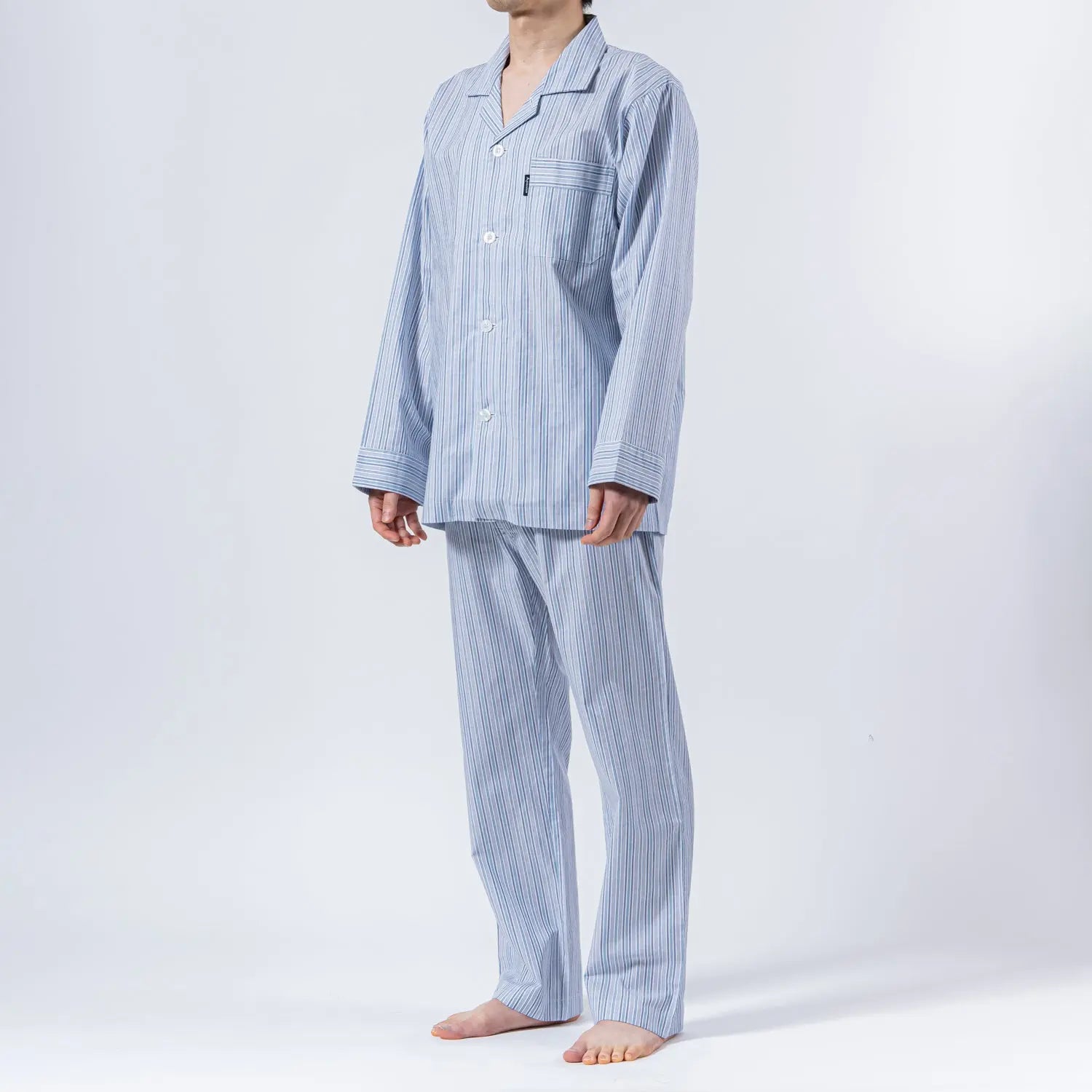 Aquascutum アクアスキュータム パジャマ ローンサテンストライプ - パジャマ RENOWNINX ONLINE SHOP