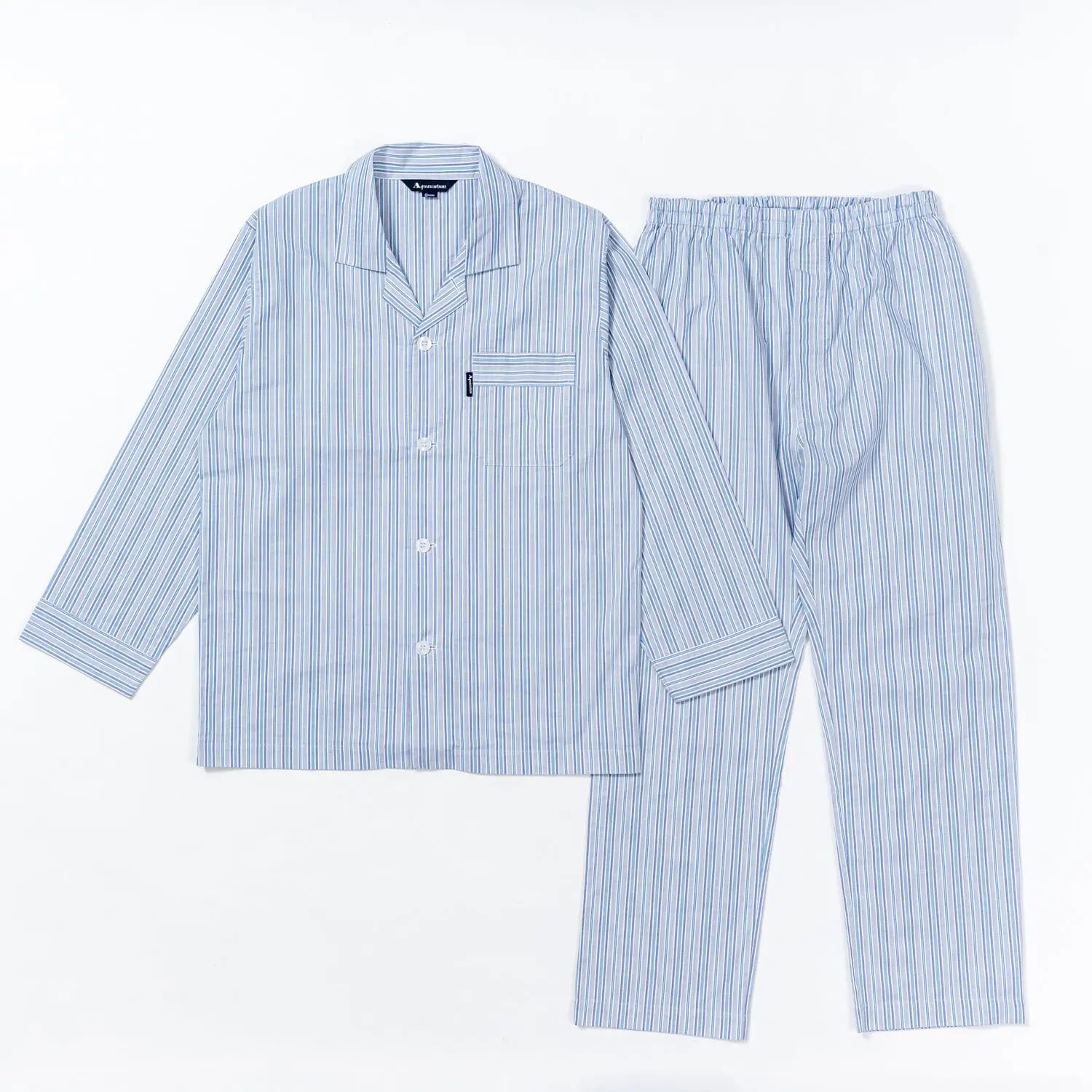 Aquascutum アクアスキュータム パジャマ ローンサテンストライプ - パジャマ RENOWNINX ONLINE SHOP