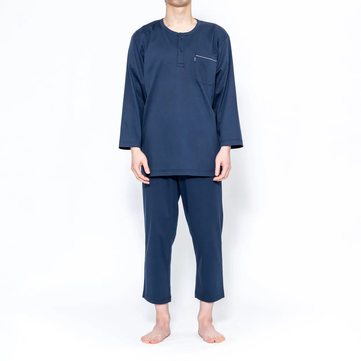 Aquascutum アクアスキュータム 60/1液アンスムース無地8分袖8パンツ - ルームウェア RENOWNINX ONLINE SHOP