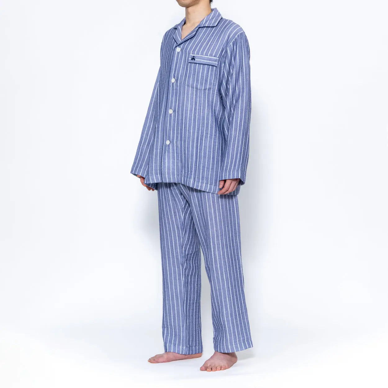 Brooks Brothers ブルックス ブラザーズ パジャマ 無撚糸トリプルガーゼ太ストライプ - パジャマ RENOWNINX ONLINE SHOP