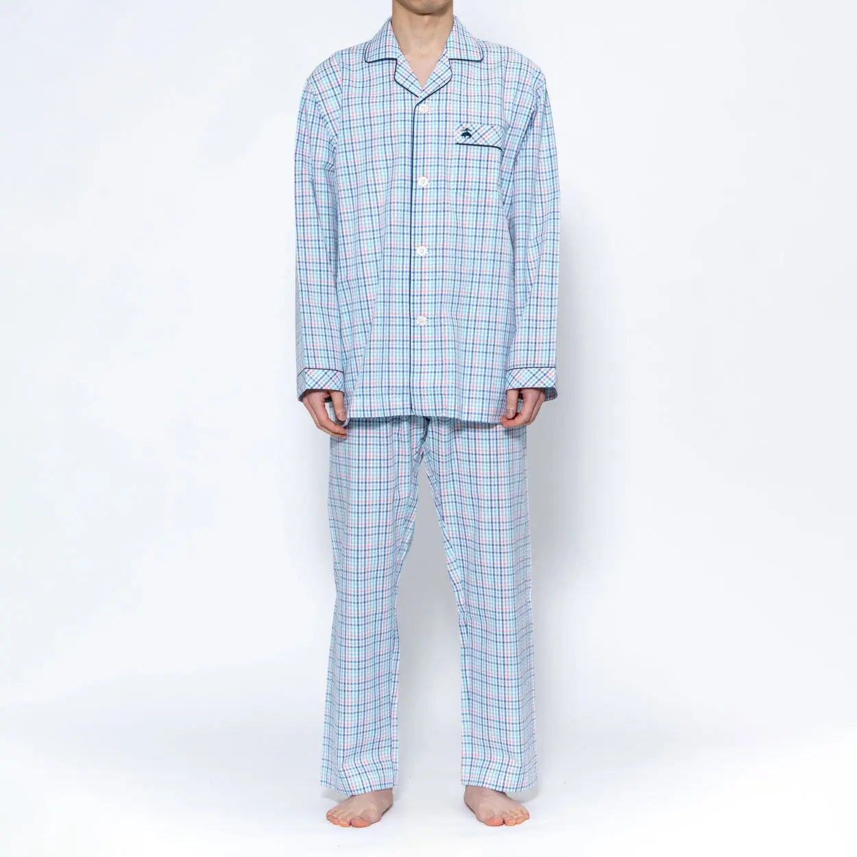 Brooks Brothers ブルックス ブラザーズ パジャマ サッカーパステルギンガムチェック - パジャマ RENOWNINX ONLINE SHOP