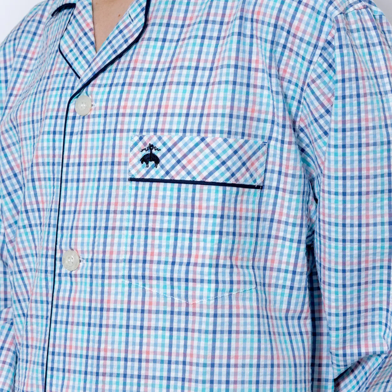 Brooks Brothers ブルックス ブラザーズ パジャマ サッカーパステルギンガムチェック - パジャマ RENOWNINX ONLINE SHOP