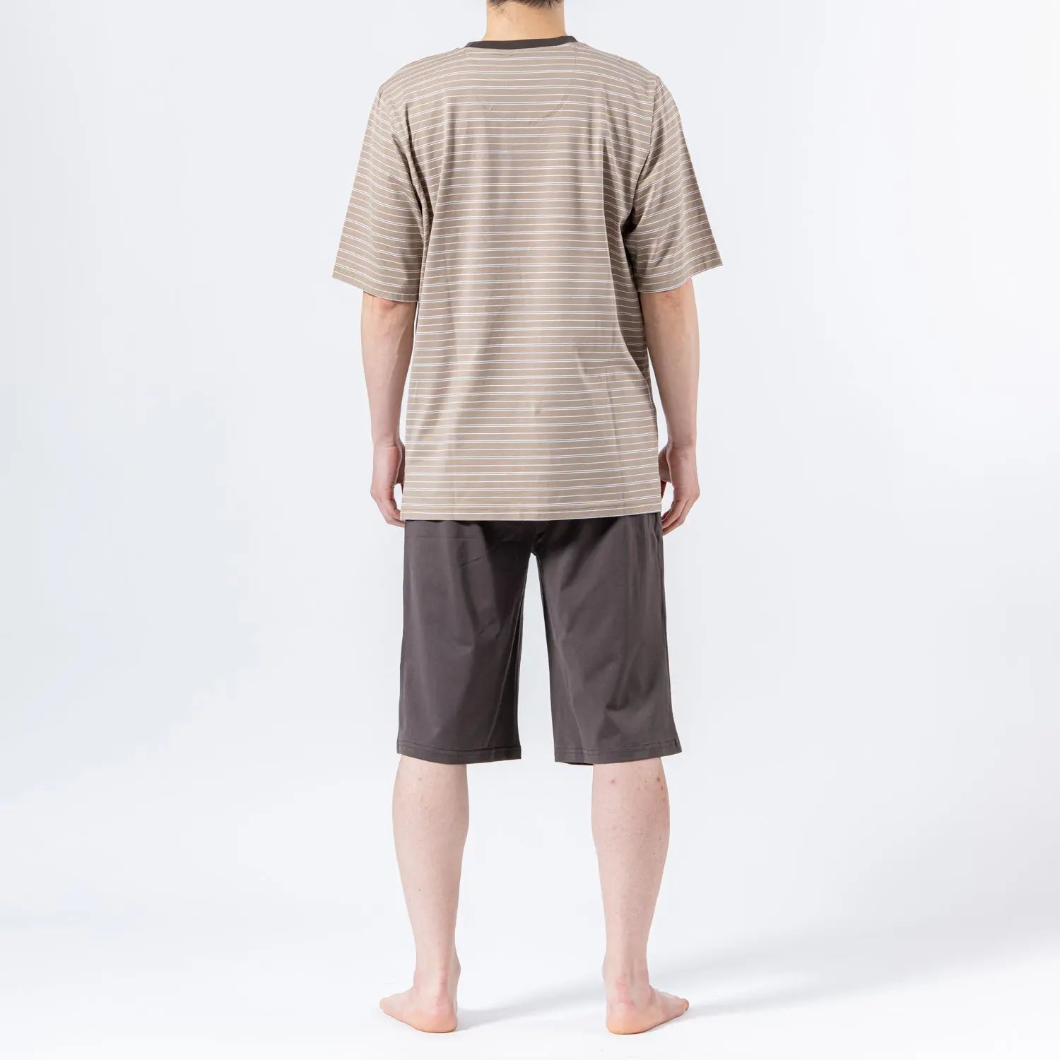 MACKINTOSH PHILOSOPHY マッキントッシュ フィロソフィー パジャマ 60/2天竺ボーダー半袖クルー+無地ハーフパンツ - パジャマ RENOWNINX ONLINE SHOP