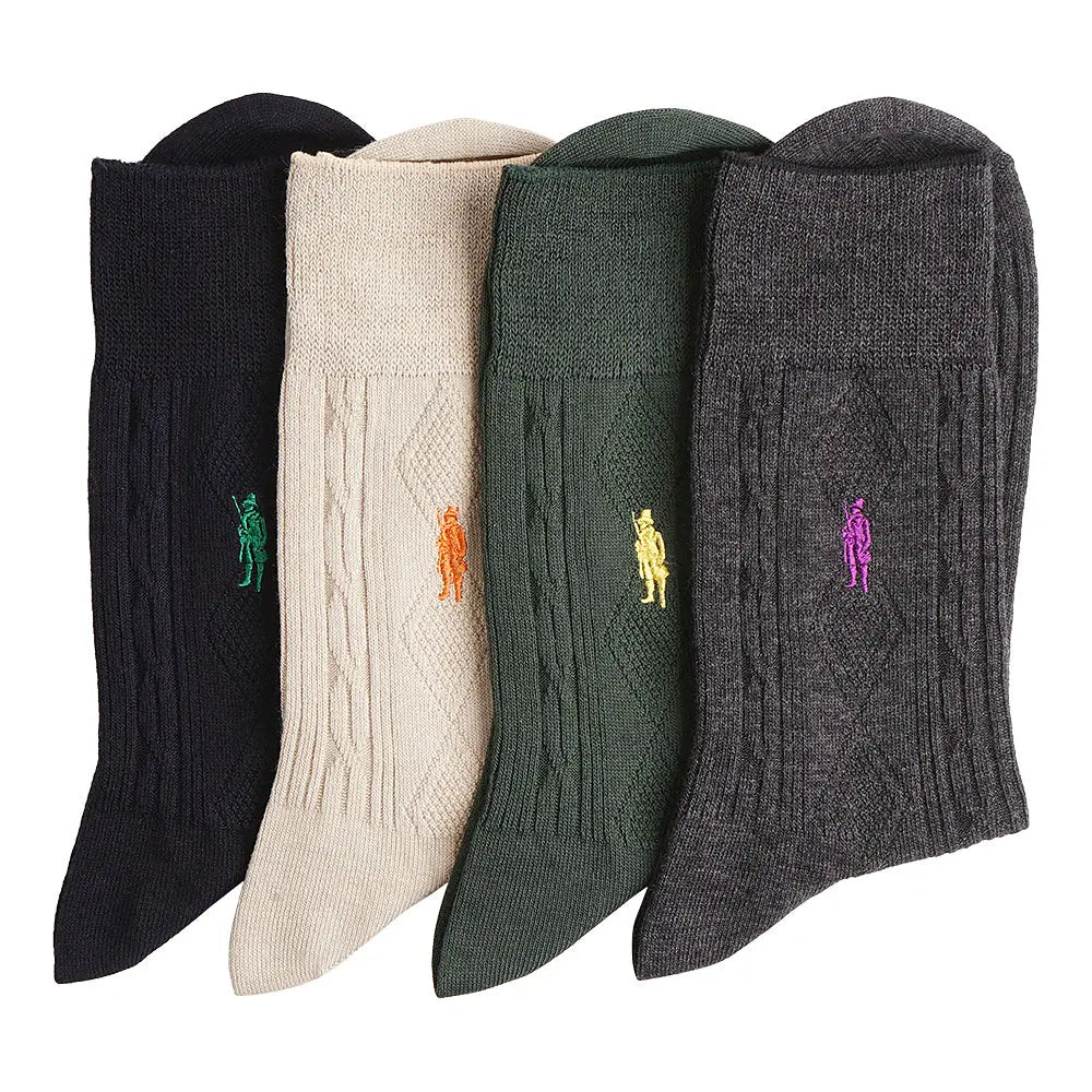 MACKINTOSH LONDON マッキントッシュ ロンドン ソックス ケーブル刺繍 22cm丈 - カジュアルソックス RENOWNINX ONLINE SHOP