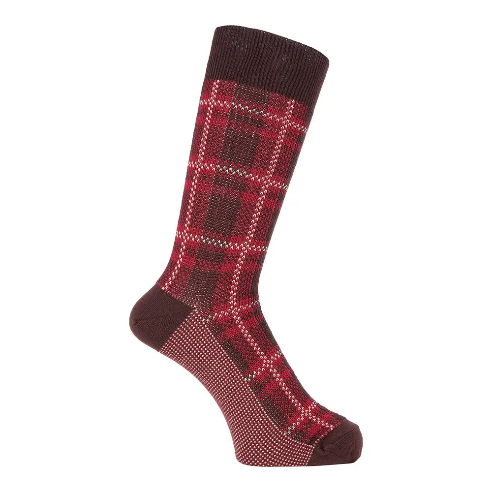 Aquascutum アクアスキュータムクラシックライン ソックス ソフトテンション ジャガードチェック - ビジネスソックス RENOWNINX ONLINE SHOP