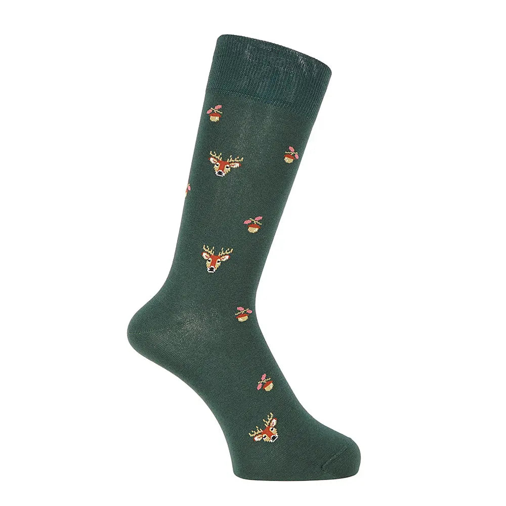 Aquascutum アクアスキュータムニューライン ソックス ディア - ビジネスソックス RENOWNINX ONLINE SHOP