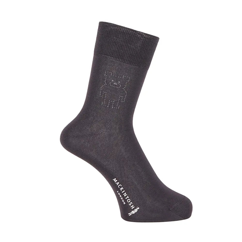 MACKINTOSH LONDON マッキントッシュ ロンドン ソックス ドットホーンドベアドレス - ビジネスソックス RENOWNINX ONLINE SHOP