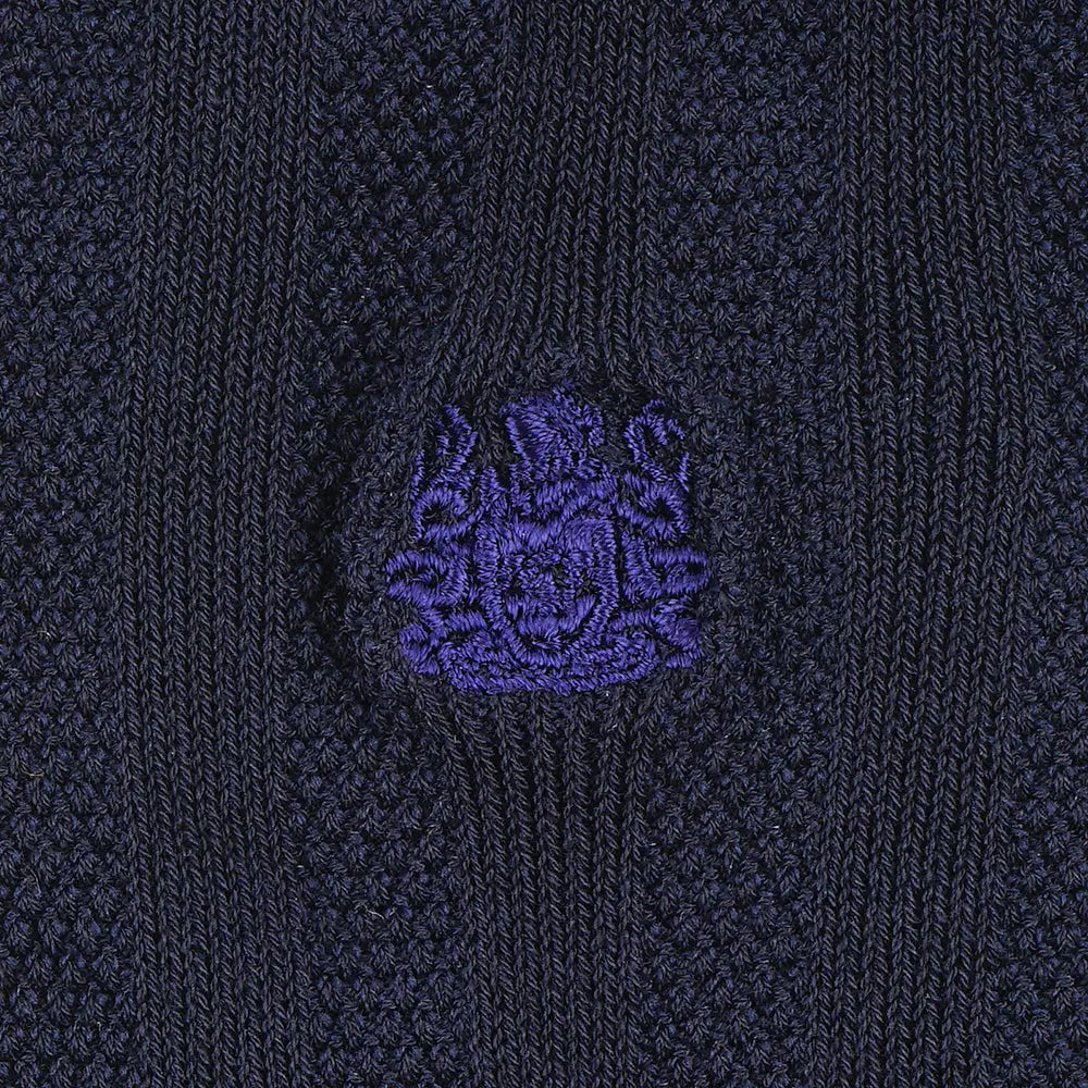 Aquascutum アクアスキュータム ソックス ソフトテンションシャリ綿リンボーンハーフ丈 - カジュアルソックス RENOWNINX ONLINE SHOP