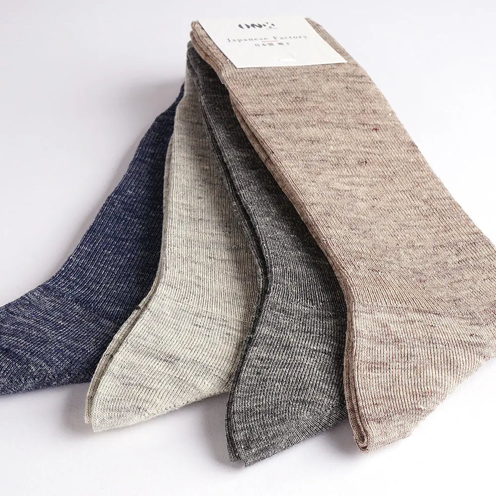 INXファクトリープロジェクト ソックス フレンチリネン1×1リブ - カジュアルソックス RENOWNINX ONLINE SHOP