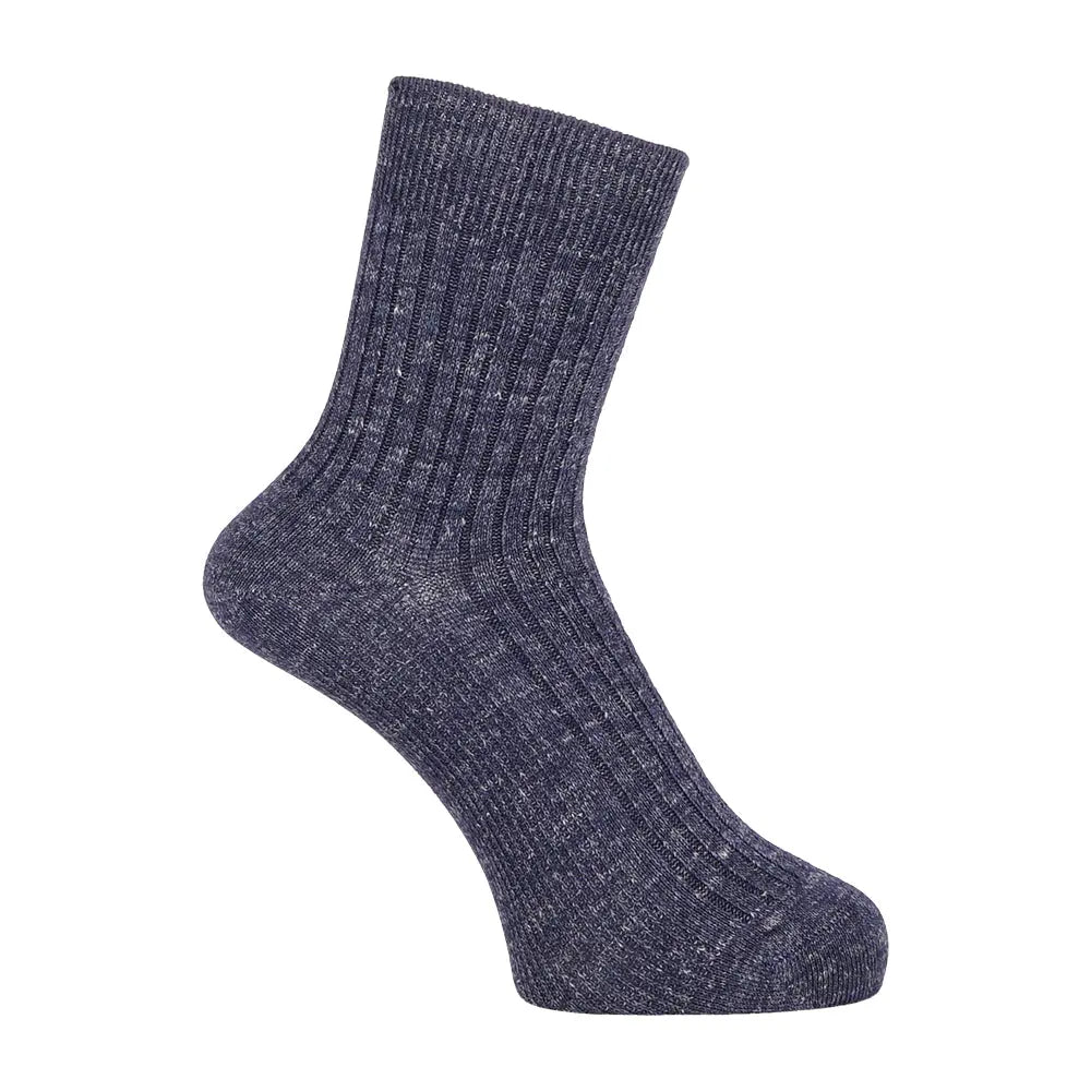 INXファクトリープロジェクト ソックス リネンコットンマルチリブショート - カジュアルソックス RENOWNINX ONLINE SHOP