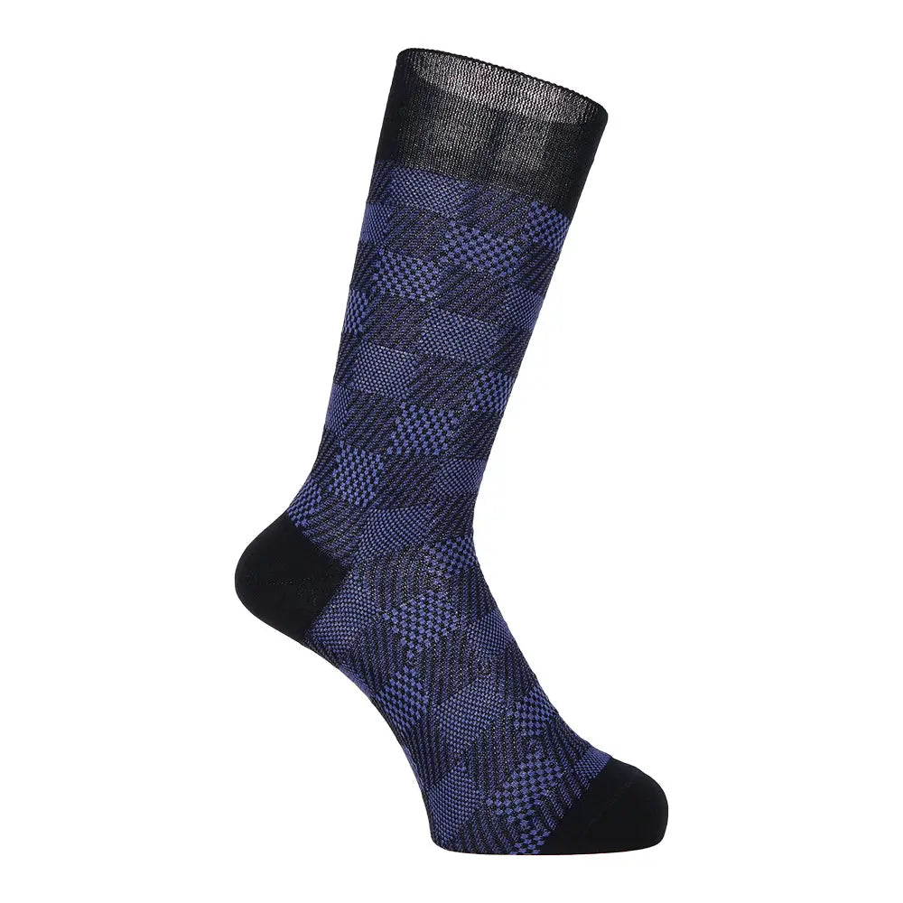 Aquascutum アクアスキュータムクラシックライン ソックス ゴムなし 綿100% ブロック - ビジネスソックス RENOWNINX ONLINE SHOP