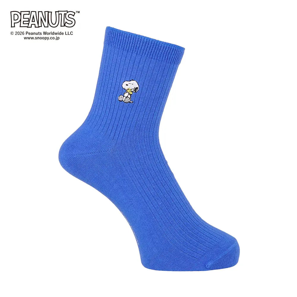PEANUTS ピーナッツ ソックス 刺繍 ハーフ丈 53267 - カジュアルソックス RENOWNINX ONLINE SHOP