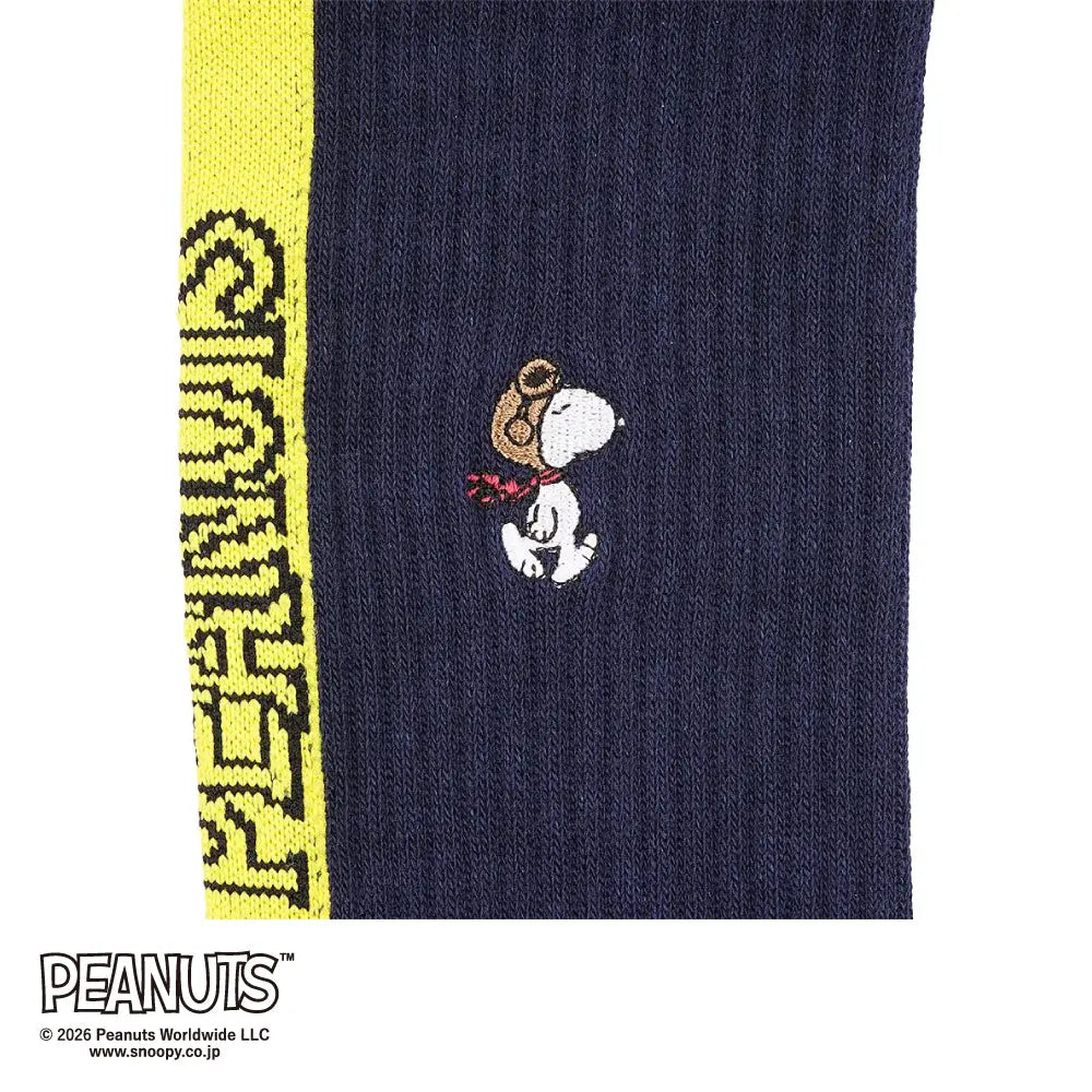 PEANUTS ピーナッツ ソックス バックラインロゴ - カジュアルソックス RENOWNINX ONLINE SHOP