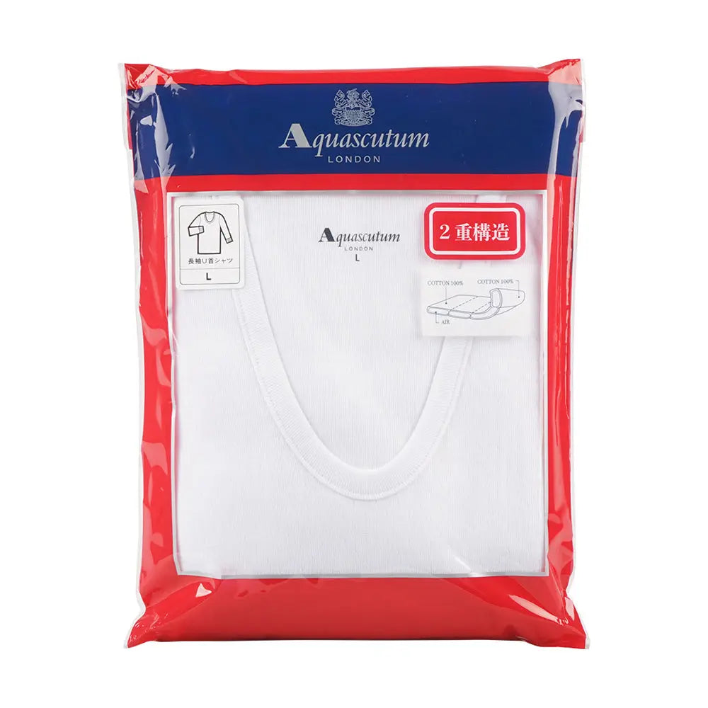 Aquascutum アクアスキュータム 長袖U首 綿接結天竺 - トップス  RENOWNINX ONLINE SHOP