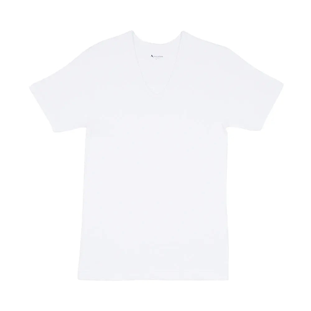 Aquascutum アクアスキュータム 半袖U首 綿接結天竺 - トップス White-L RENOWNINX ONLINE SHOP