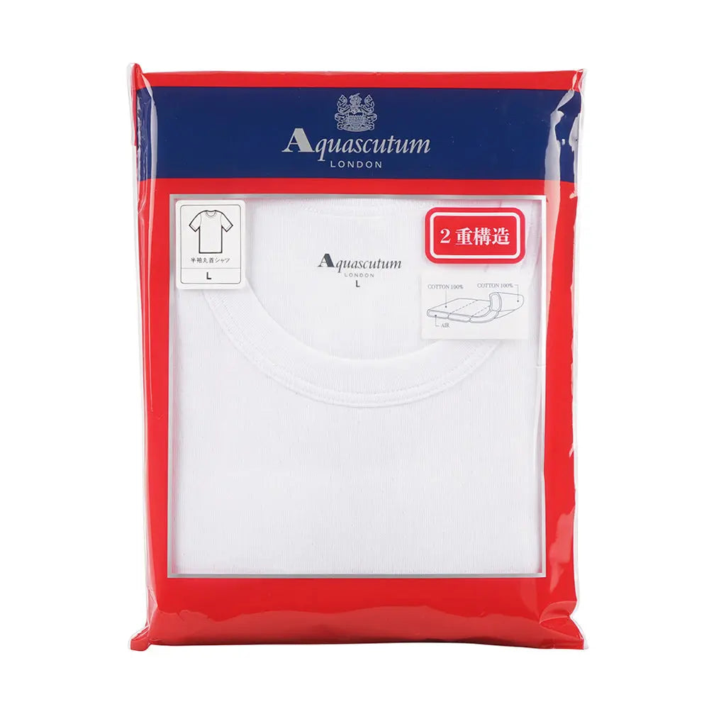 Aquascutum アクアスキュータム 半袖丸首 綿接結天竺 - トップス  RENOWNINX ONLINE SHOP