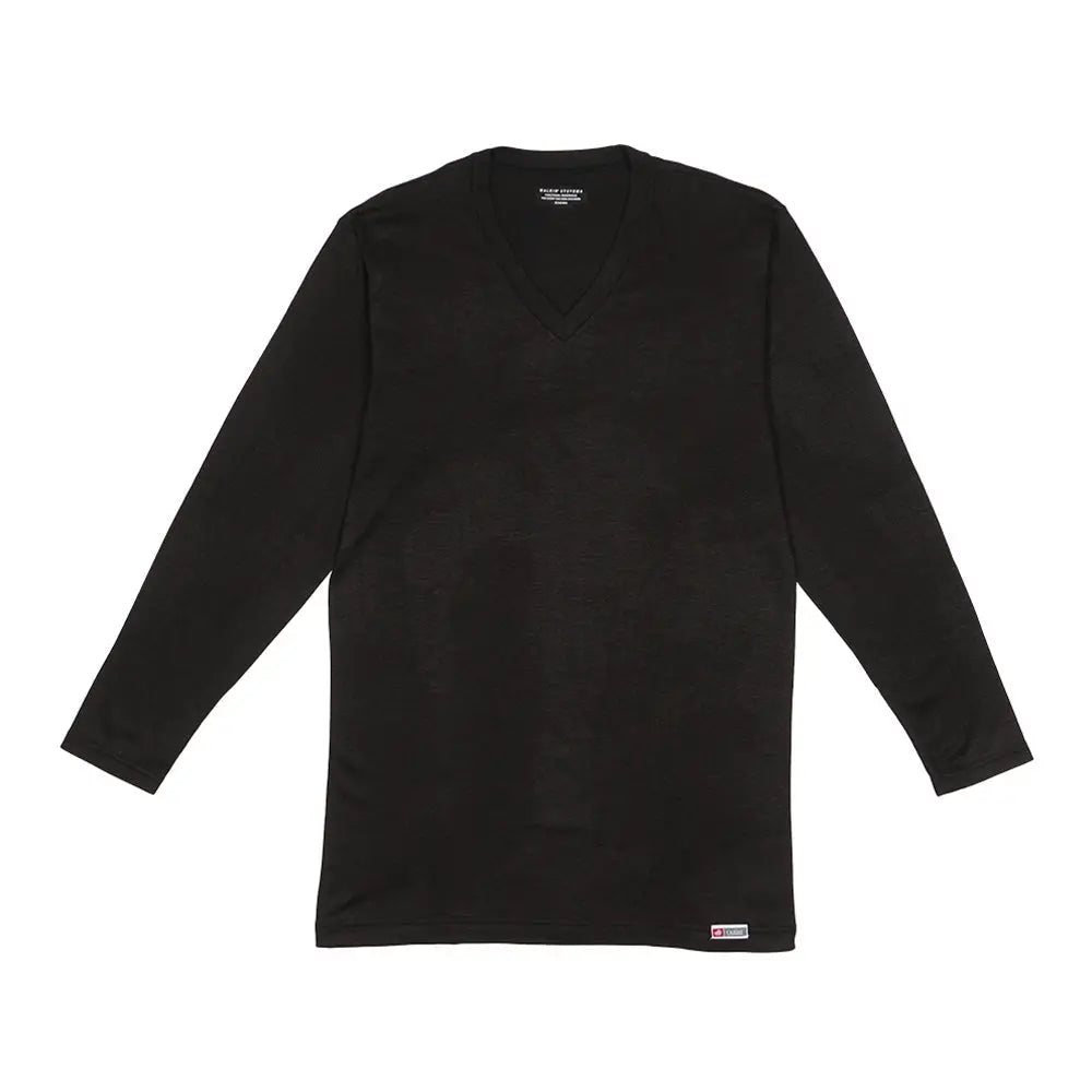 WALKIN'SYSTEMA ウォーキンシステマ  長袖V首 R-アウトラスト - トップス Black / L RENOWNINX ONLINE SHOP