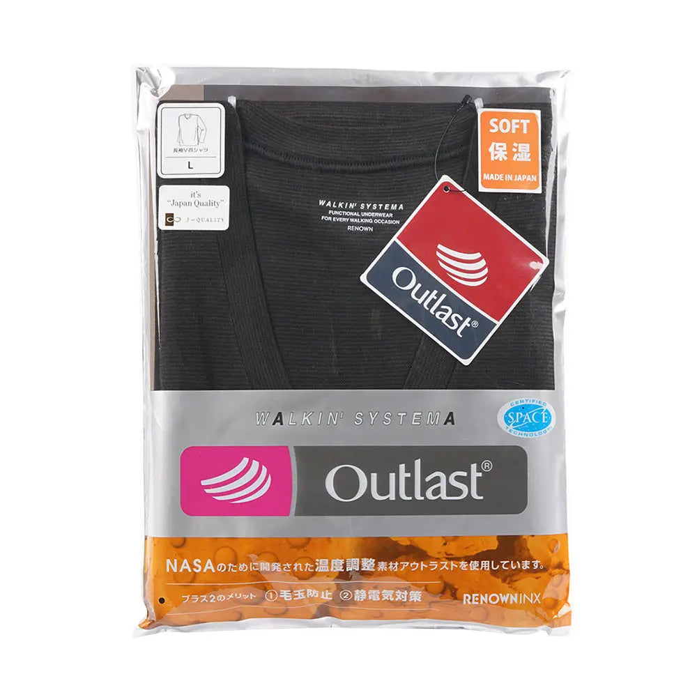 WALKIN'SYSTEMA ウォーキンシステマ  長袖V首 R-アウトラスト - トップス  RENOWNINX ONLINE SHOP