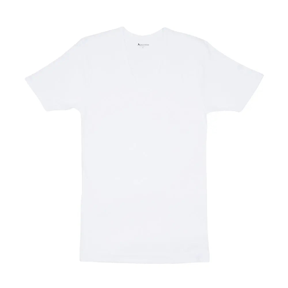 Aquascutum アクアスキュータム 半袖U首 50 1強撚 - トップス White / LL RENOWNINX ONLINE SHOP