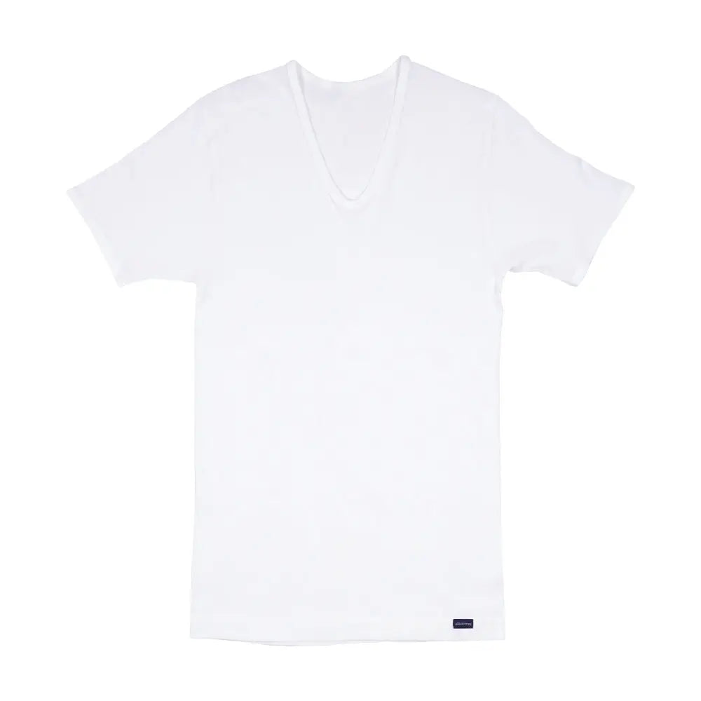 Aquascutum アクアスキュータム 半袖U首シャツ 強撚 - トップス White-LL RENOWNINX ONLINE SHOP