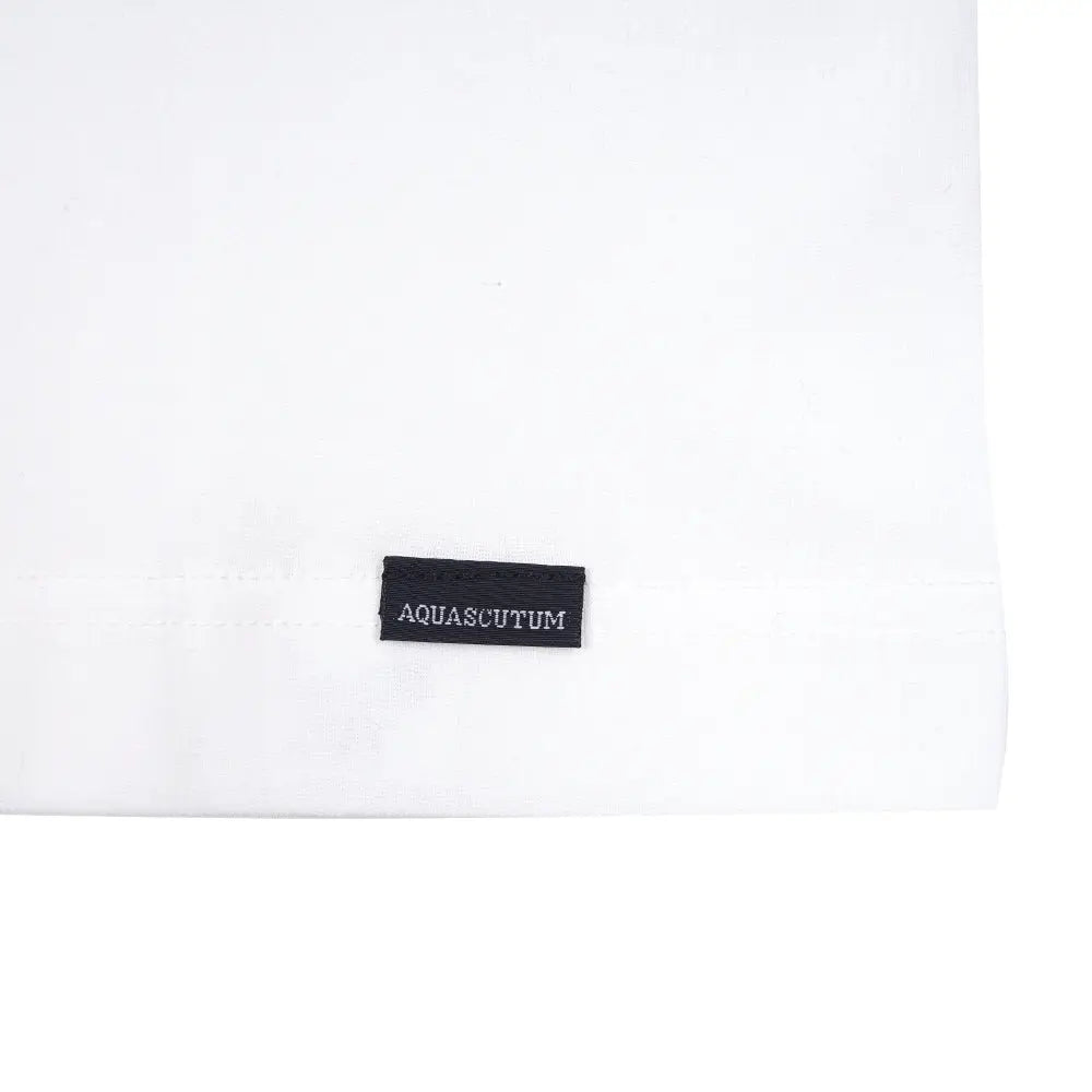 Aquascutum アクアスキュータム 半袖丸首シャツ 強撚 - トップス  RENOWNINX ONLINE SHOP