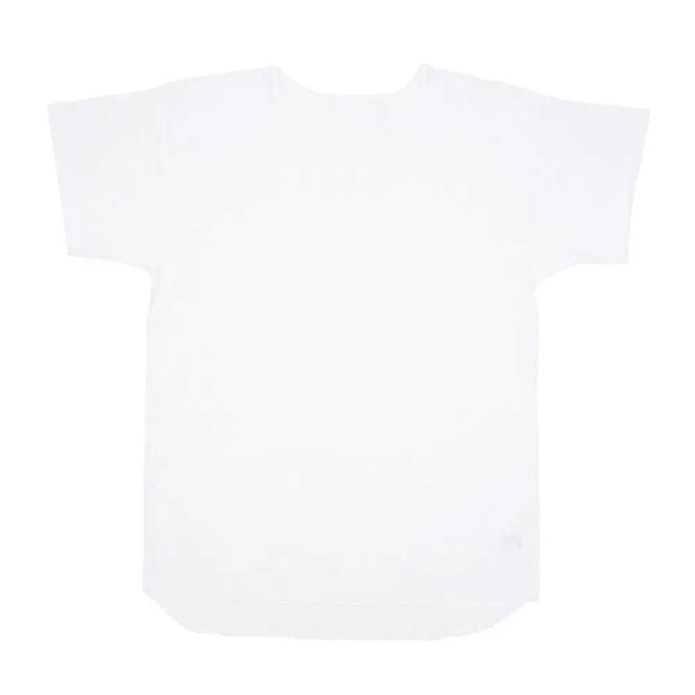 HI-COOL CREPE ハイクールクレープ 半袖U首シャツ 綿麻 - トップス White-LL RENOWNINX ONLINE SHOP