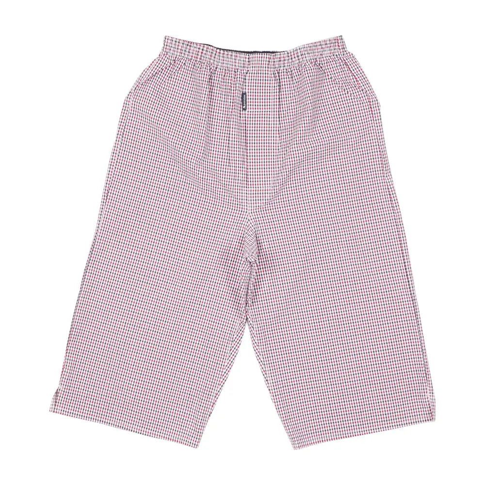Aquascutum アクアスキュータム ステテコ サッカークラブチェック - ステテコ・ロングパンツ Wine-L RENOWNINX ONLINE SHOP