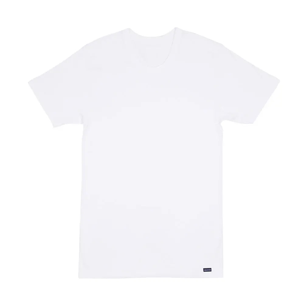 Aquascutum アクアスキュータム 半袖丸首/超長綿 -  White / L RENOWNINX ONLINE SHOP