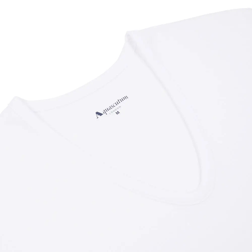 Aquascutum アクアスキュータム 半袖U首 柔らか綿 - トップス  RENOWNINX ONLINE SHOP