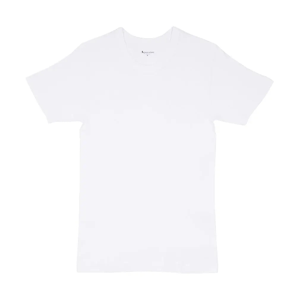 Aquascutum アクアスキュータム 半袖丸首 柔らか綿 - トップス White / LL RENOWNINX ONLINE SHOP
