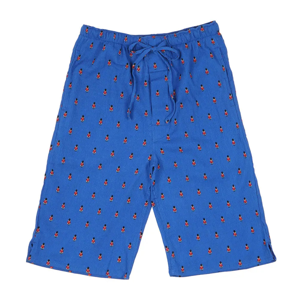 MACKINTOSH PHILOSOPHY マッキントッシュ フィロソフィー リラク 22S クレープハーフバッキンガムベア - ステテコ・ロングパンツ Blue-L RENOWNINX ONLINE SHOP