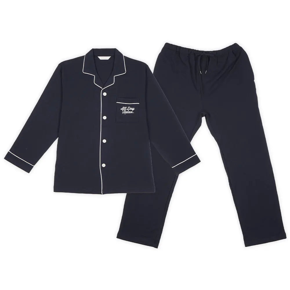 MACKINTOSH PHILOSOPHY マッキントッシュ フィロソフィー パジャマ 綿モダールインレイ無地 - パジャマ Navy-L RENOWNINX ONLINE SHOP