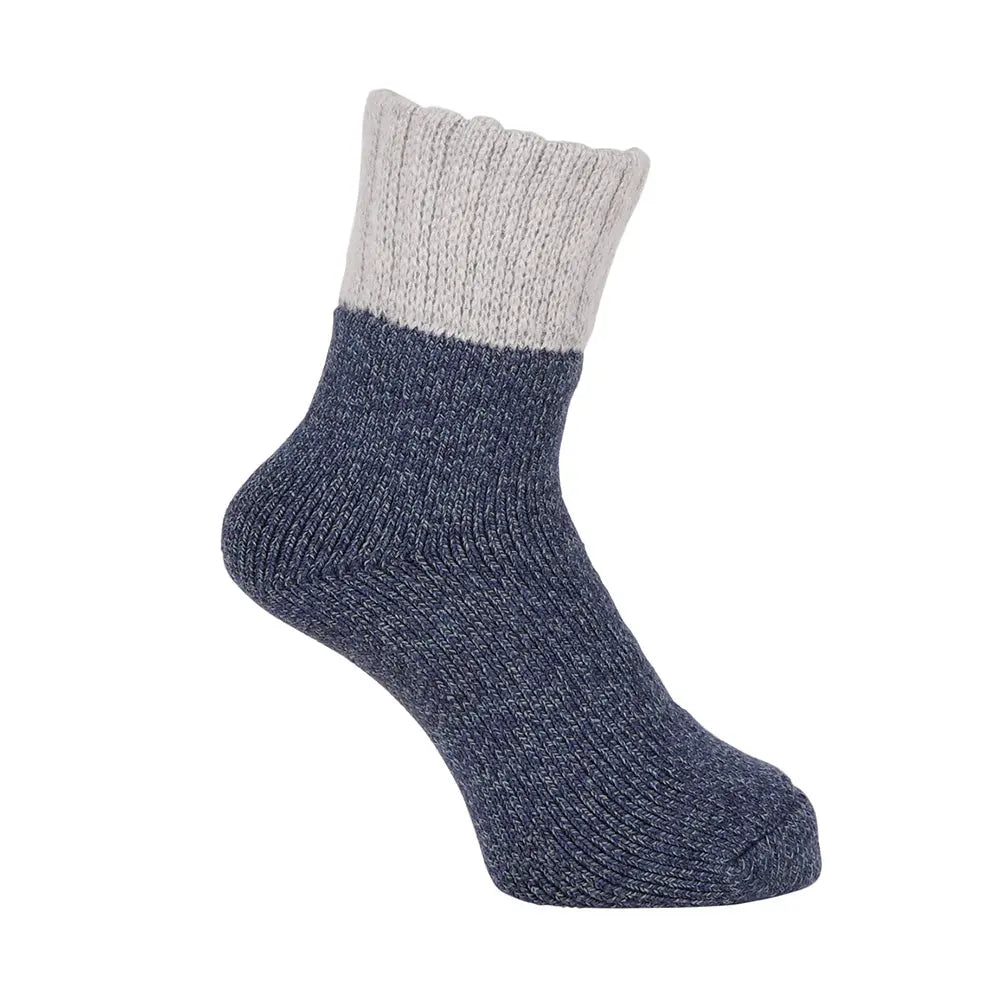 Aquascutum アクアスキュータム ソックス 内側シルクルームソックス - ルームウェアシューズ Blue / 24-26 RENOWNINX ONLINE SHOP