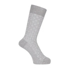 Aquascutum アクアスキュータム ソックス 麻混ゴムナシジャガード - カジュアルソックス Gray / 24-26 RENOWNINX ONLINE SHOP