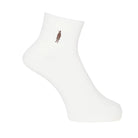 MACKINTOSH LONDON マッキントッシュ ロンドン ソックス ワンポイント刺繍 ショート - カジュアルソックス Off White / 27-29 RENOWNINX ONLINE SHOP