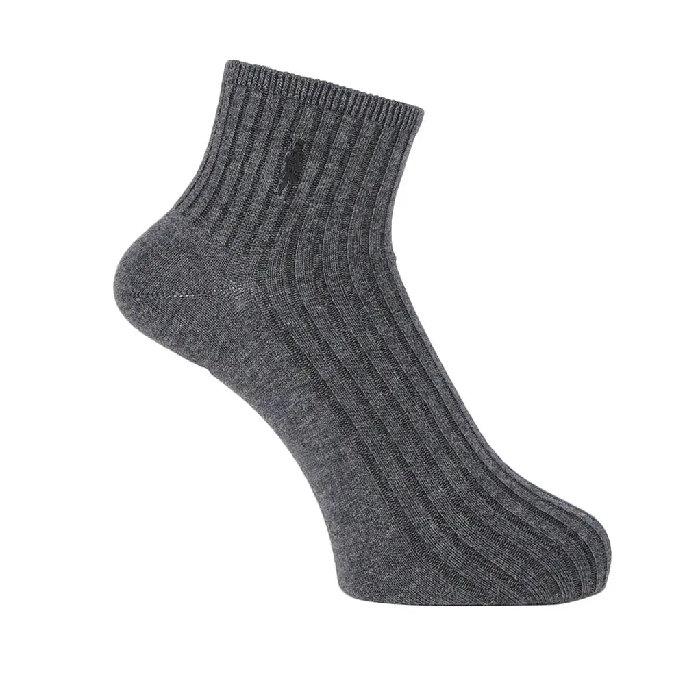 MACKINTOSH LONDON マッキントッシュ ロンドン ソックス ワンポイント刺繍 ショート - カジュアルソックス Charcoal Gray / 27-29 RENOWNINX ONLINE SHOP