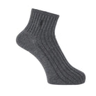 MACKINTOSH LONDON マッキントッシュ ロンドン ソックス ワンポイント刺繍 ショート - カジュアルソックス Charcoal Gray / 27-29 RENOWNINX ONLINE SHOP