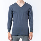 Aquascutum アクアスキュータム インナー 長袖U首 綿接結天竺 - トップス Gray / LL RENOWNINX ONLINE SHOP