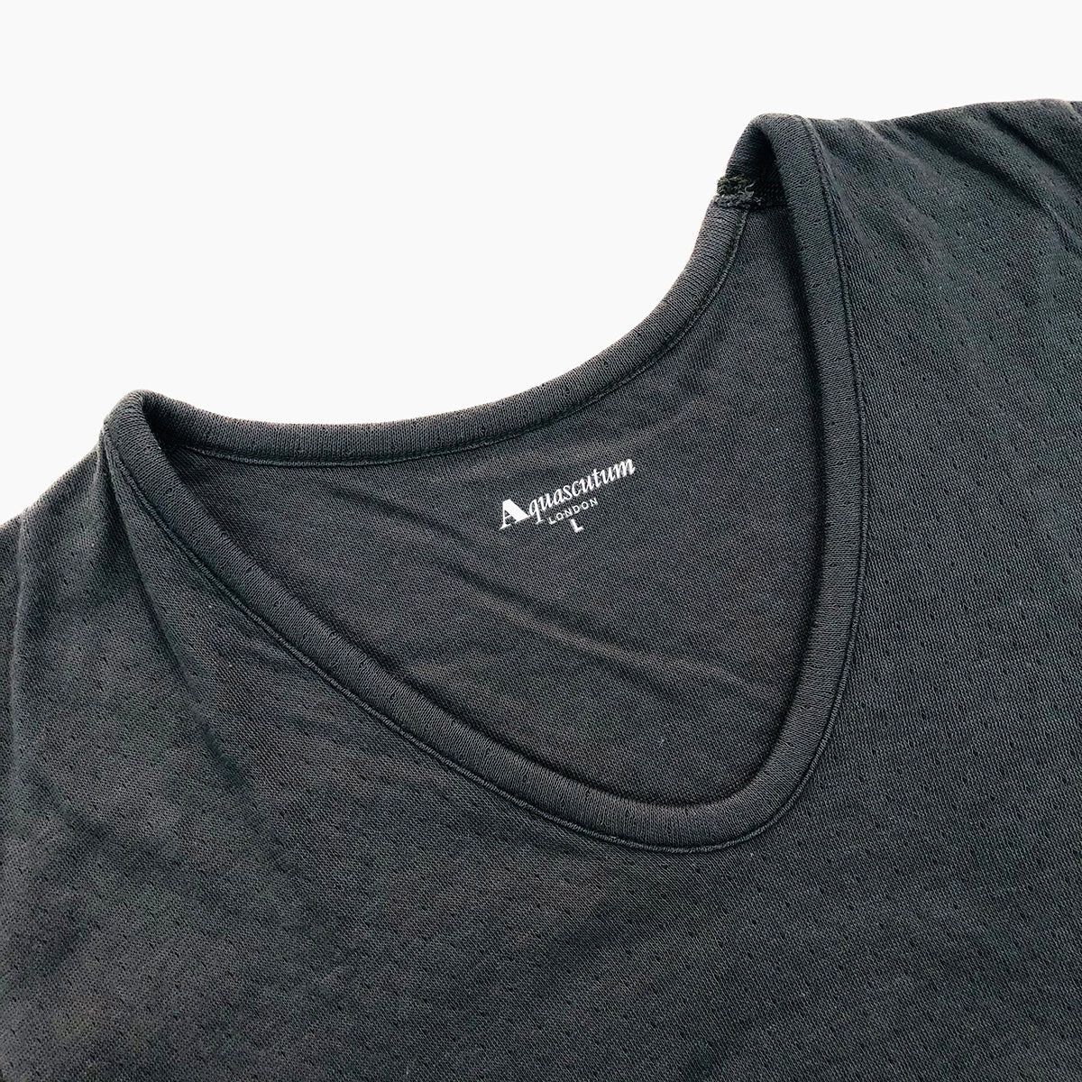 Aquascutum アクアスキュータム 長袖U首 綿接結天竺 - トップス  RENOWNINX ONLINE SHOP