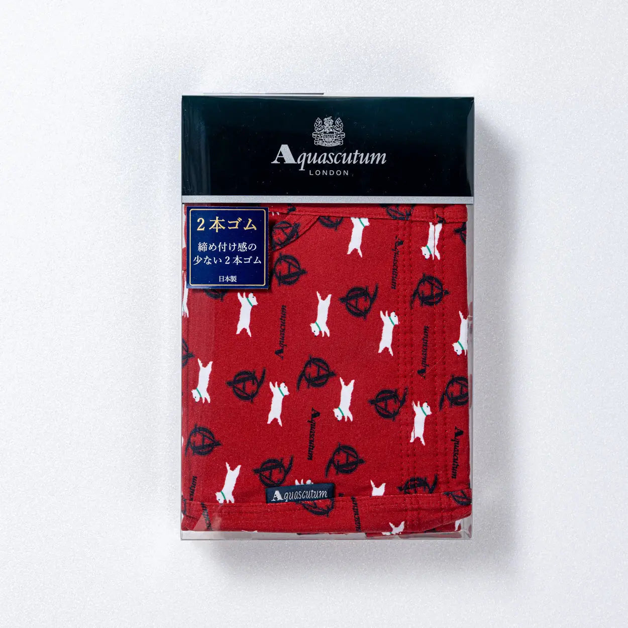 Aquascutum アクアスキュータム ボクサー 25FW 2本ゴム ランニングドッグ - パンツ  RENOWNINX ONLINE SHOP