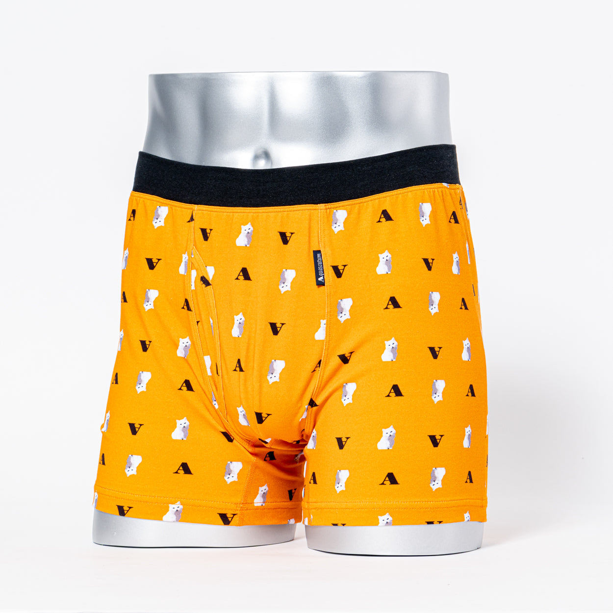 Aquascutum アクアスキュータム ボクサー 25FW スパンゴム AQキャット - パンツ Light Orange / LL RENOWNINX ONLINE SHOP