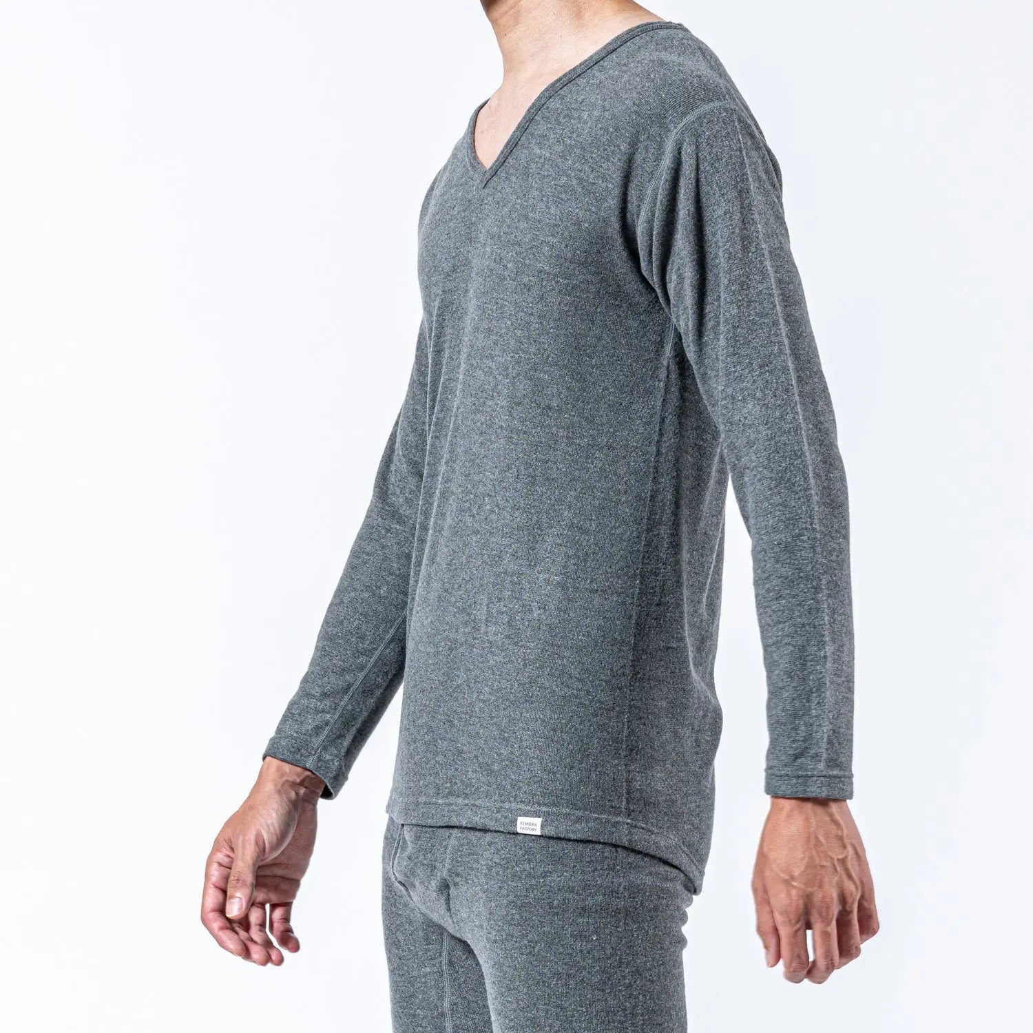 木村メリヤス工場 長袖Ｖ首 ソリストヒート - トップス  RENOWNINX ONLINE SHOP