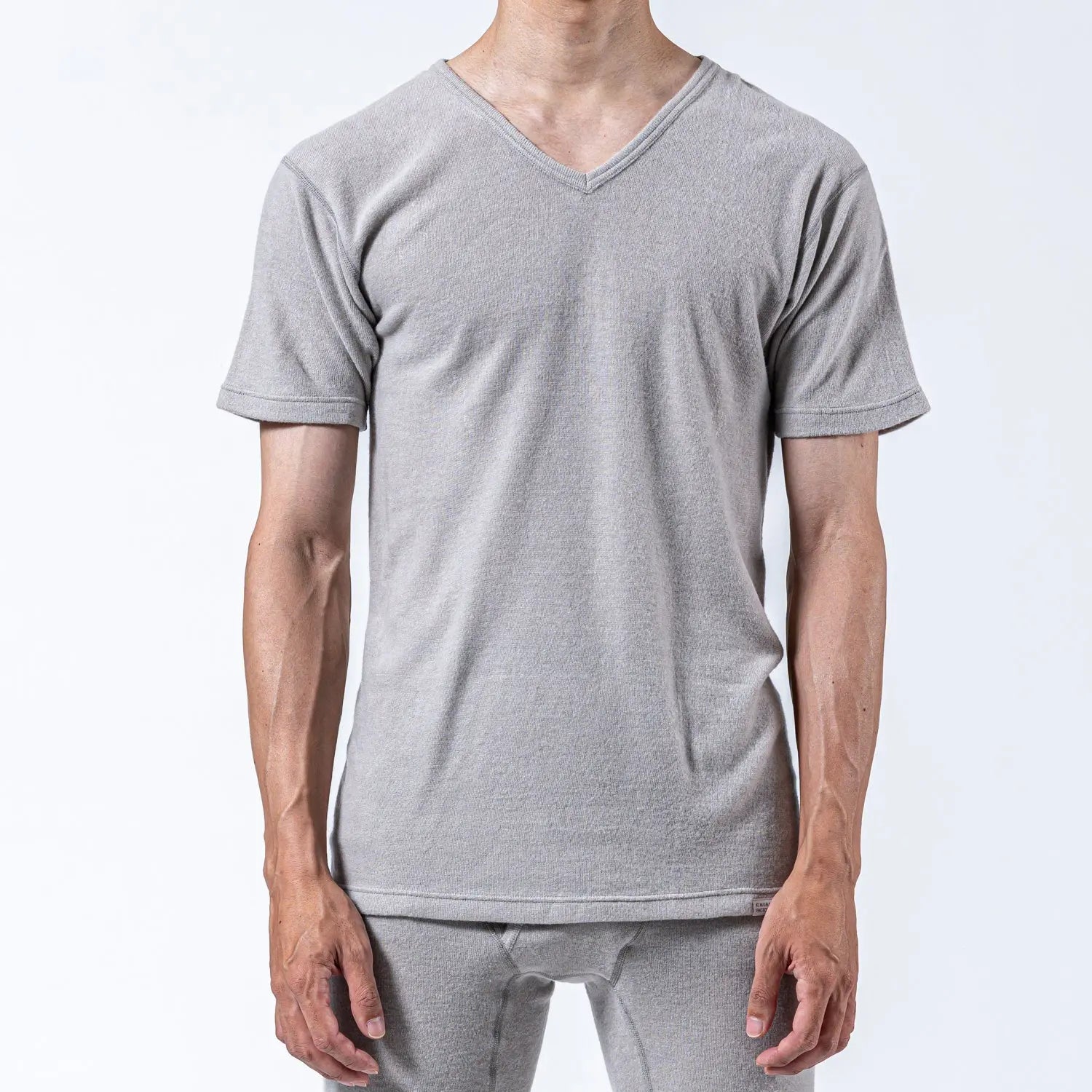 木村メリヤス工場 半袖V首Tシャツ ソリストヒート - トップス  RENOWNINX ONLINE SHOP