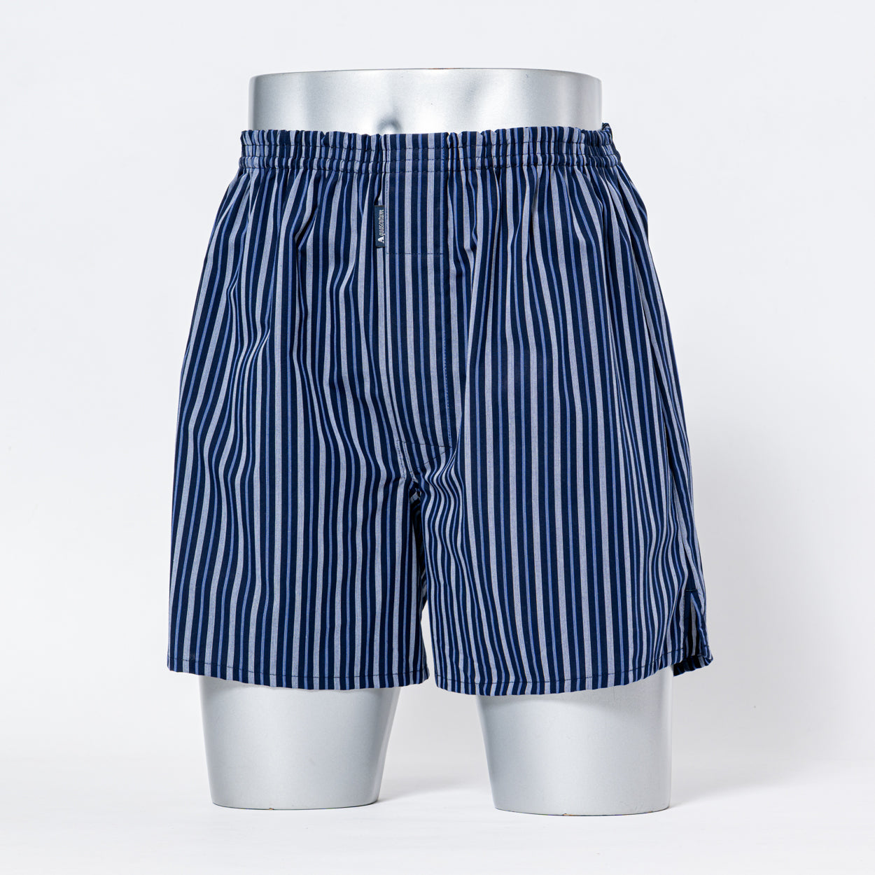 Aquascutum アクアスキュータム トランクス 25FW 2本ゴム ストライプA - パンツ Blue / LL RENOWNINX ONLINE SHOP