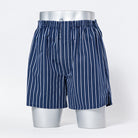 Aquascutum アクアスキュータム トランクス 25FW 2本ゴム ストライプA - パンツ Blue / LL RENOWNINX ONLINE SHOP