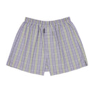 Aquascutum アクアスキュータム トランクス 25S チェックF 裏打ちゴム - パンツ Navy / LL RENOWNINX ONLINE SHOP
