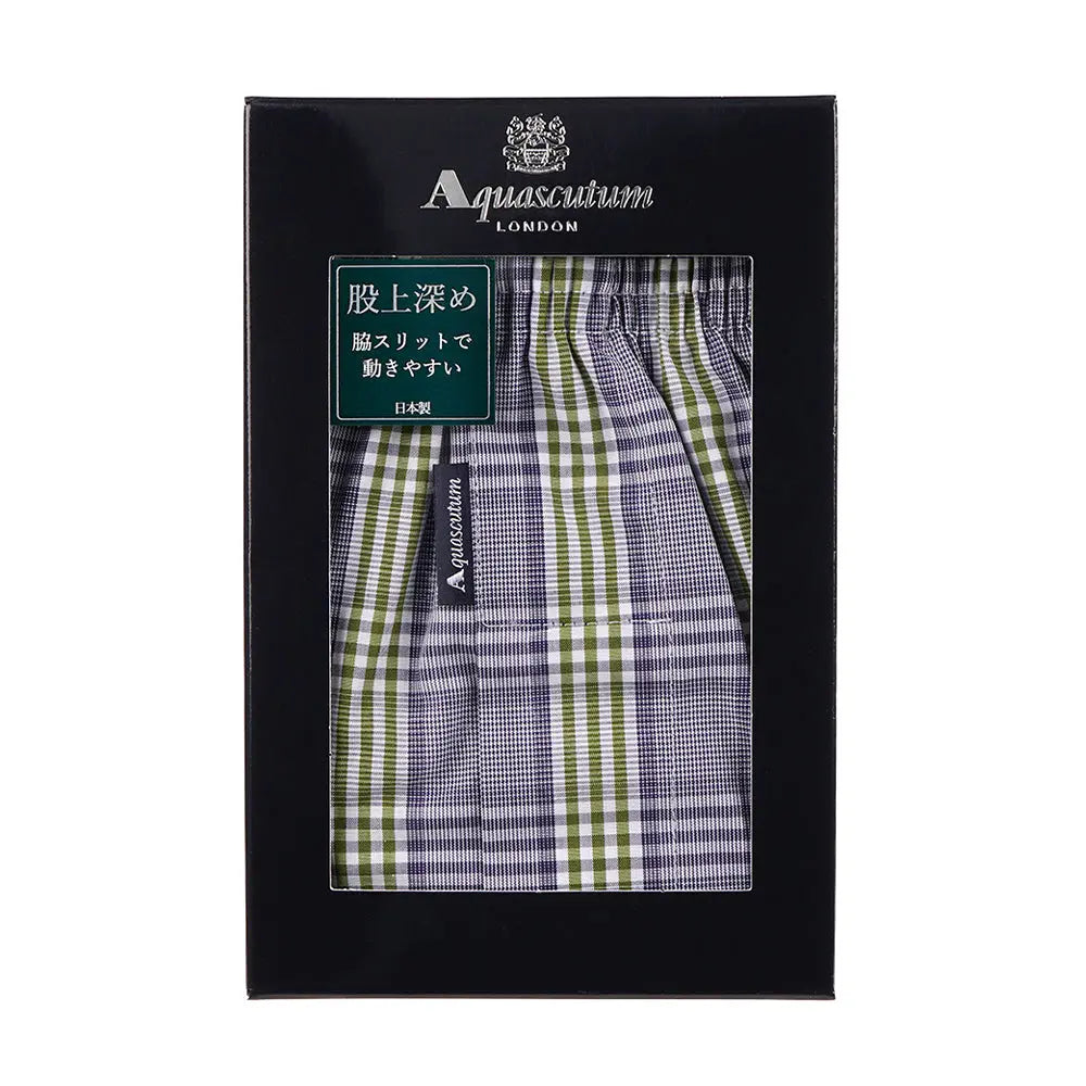 Aquascutum トランクス 25S チェック 綿100% 日本製 - RENOWNINX