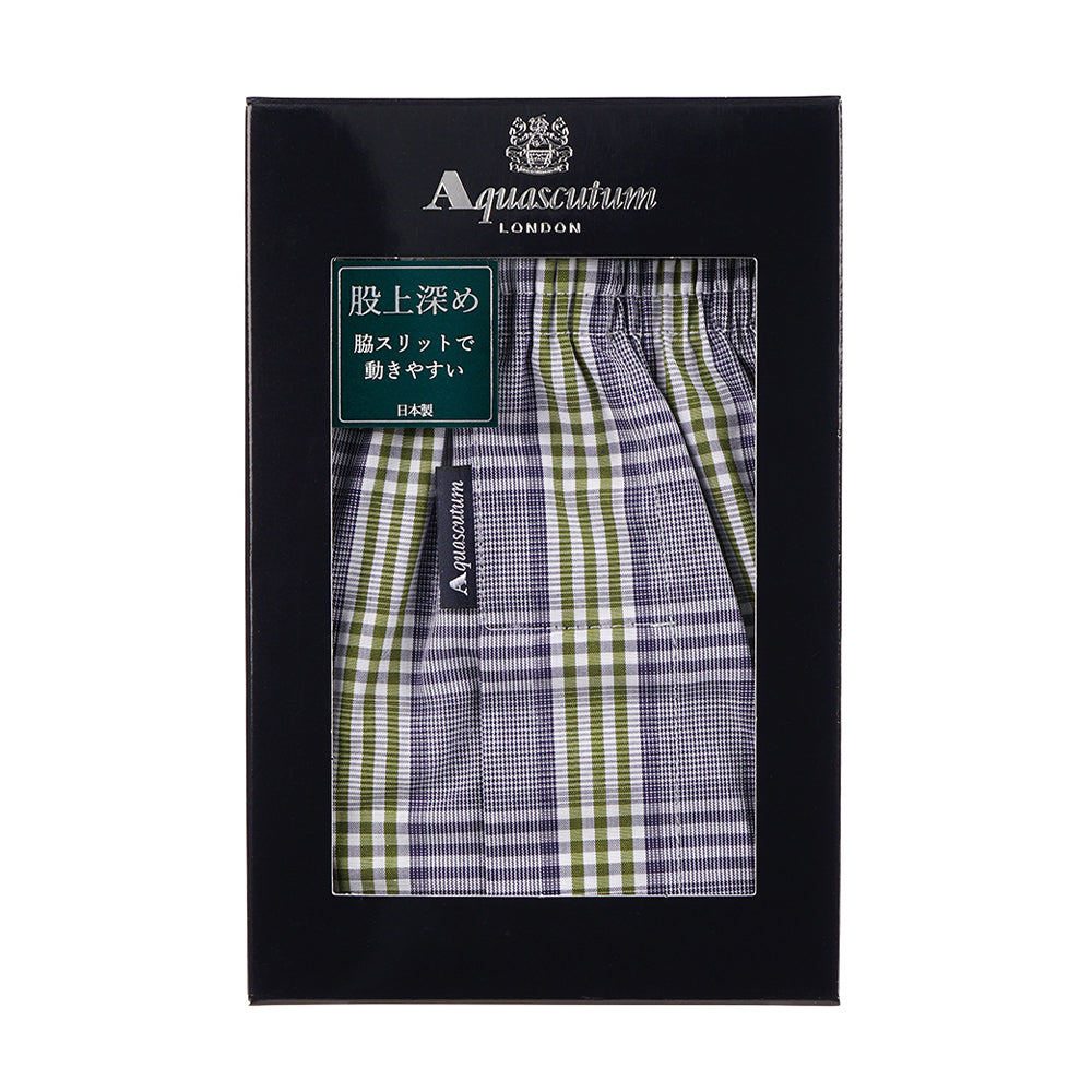Aquascutum アクアスキュータム トランクス 25S チェックF 裏打ちゴム - パンツ  RENOWNINX ONLINE SHOP